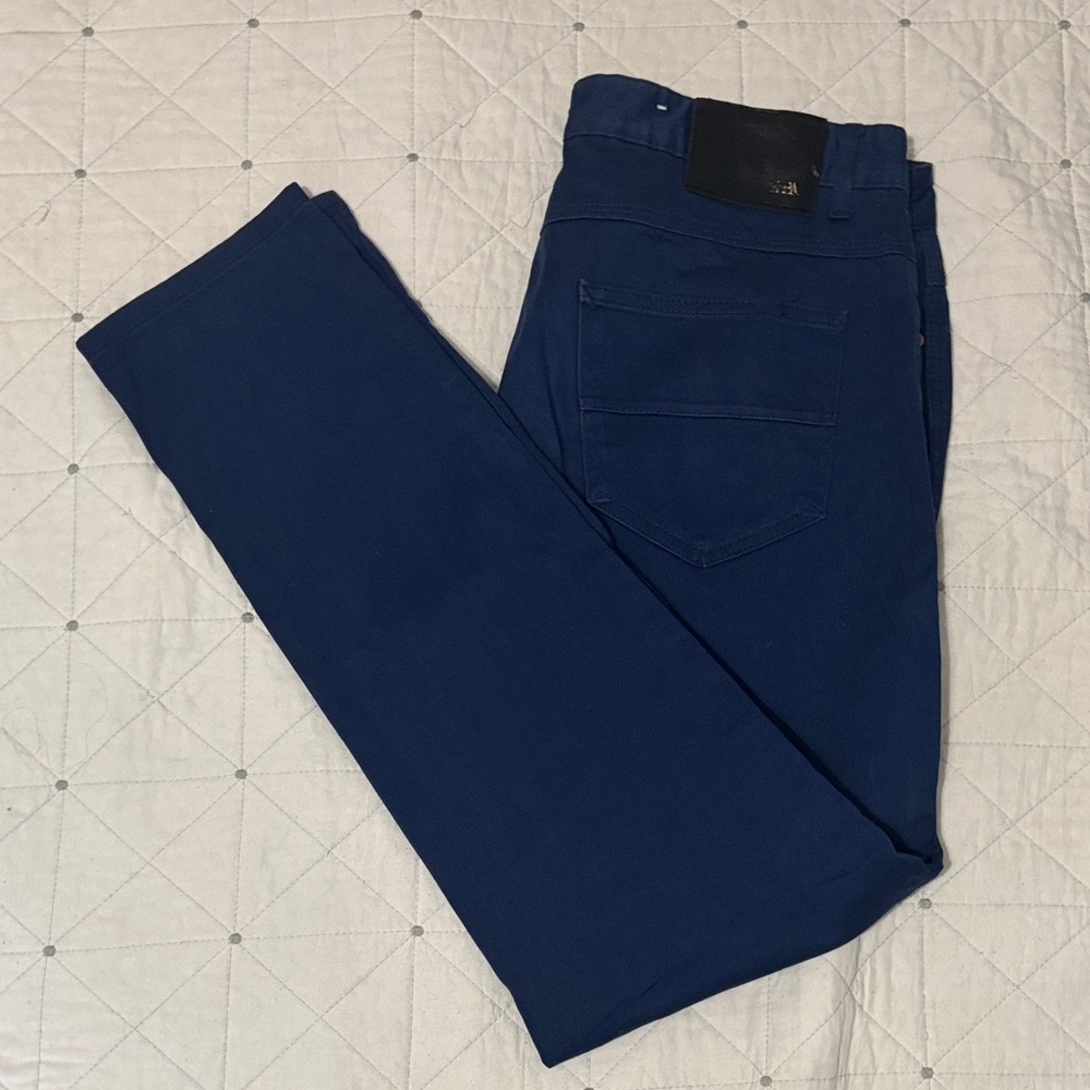 Zara Men's Deep Blue Slim Jeans